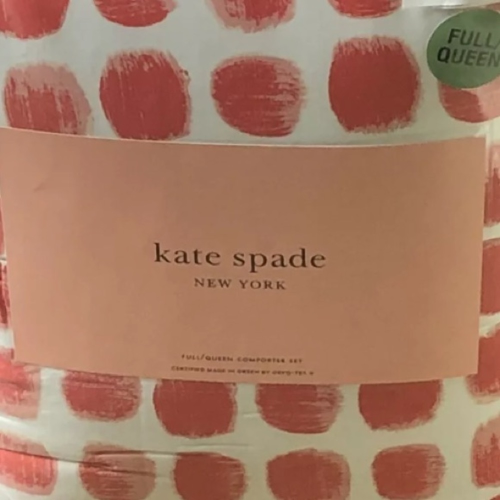 KATE SPADE Seaglass Dot Full/Queen Comforter - Picture 4 of 4
